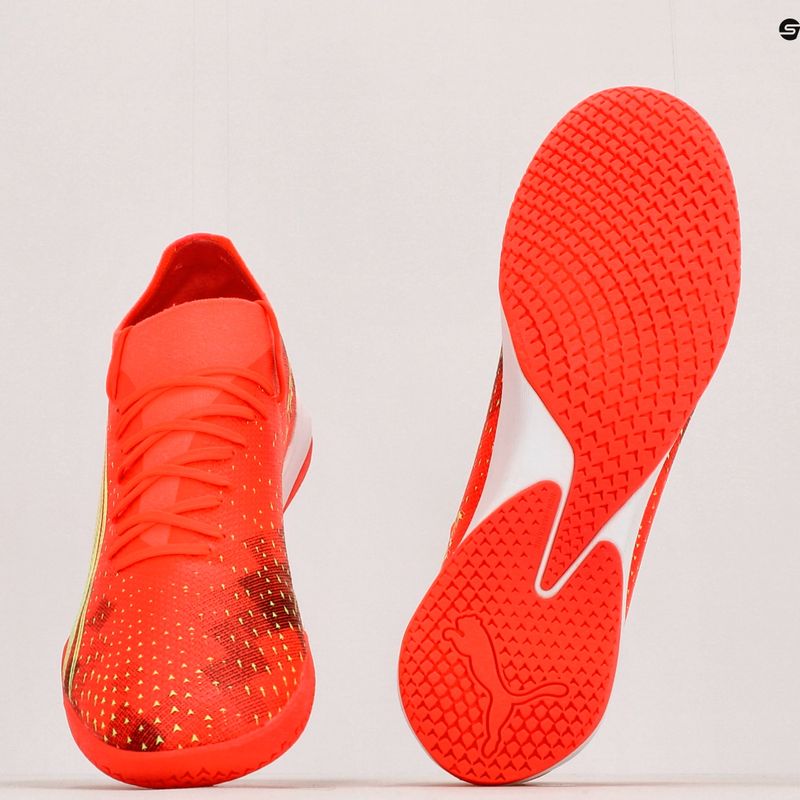 PUMA Ultra Match IT scarpe da calcio uomo corallo infuocato/fizzy light/puma nero 10