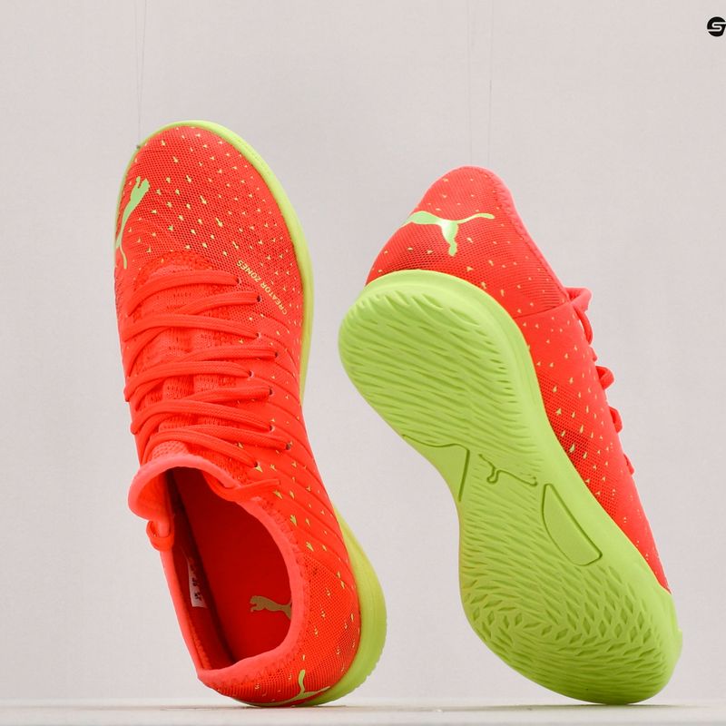 PUMA Future Z 4.4 IT scarpe da calcio per bambini corallo infuocato/luce frizzante/puma nero/salmone 10