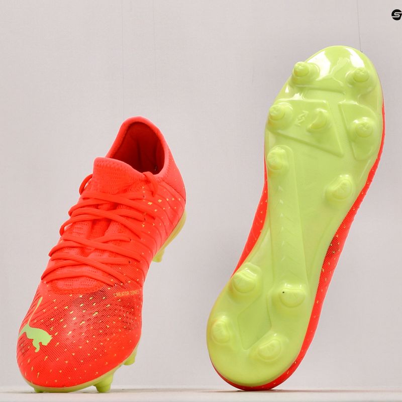 PUMA Future Z 4.4 FG/AG scarpe da calcio uomo fiery coral/fizzy light/puma nero/salmon 10