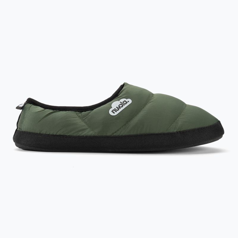 Nuvola Classic pantofole invernali verde militare 2