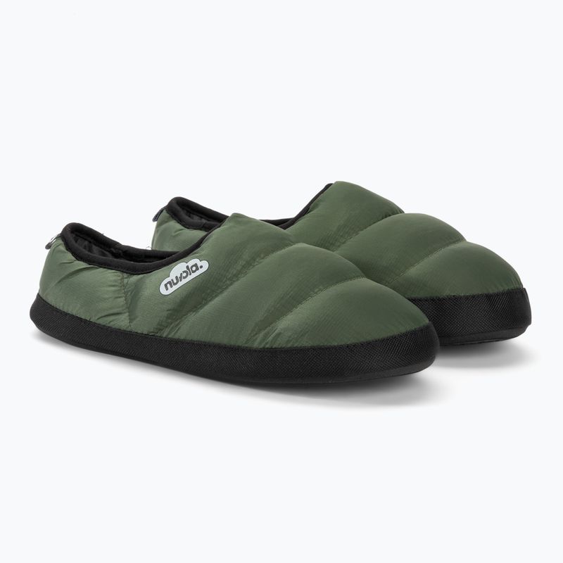 Nuvola Classic pantofole invernali verde militare 4