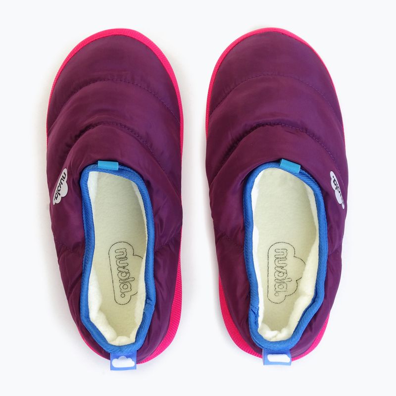 Pantofole invernali per bambini Nuvola Classic Party viola 10