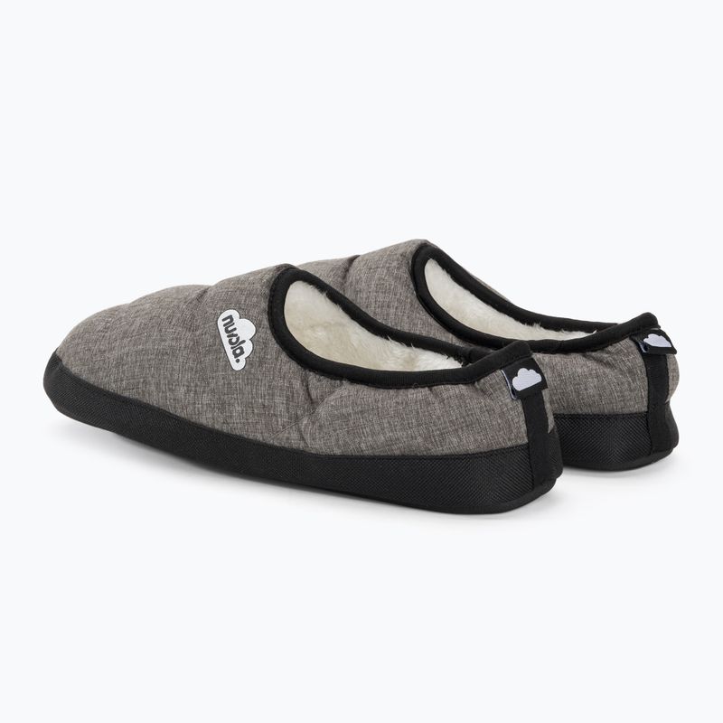 Nuvola Classic Marbled Chill grigio pantofole invernali 3