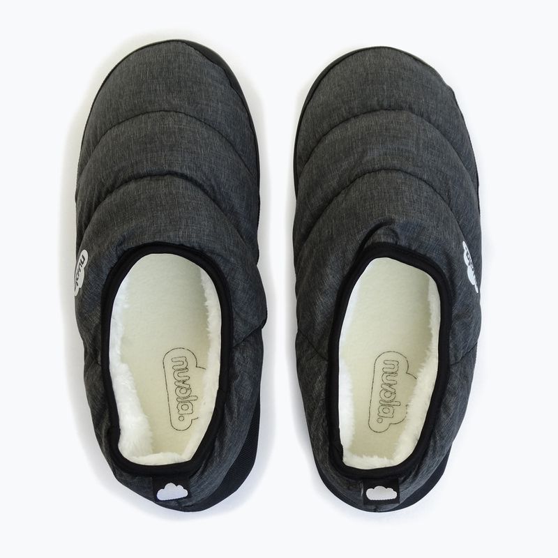 Nuvola Classic Marbled Chill pantofole invernali nere 10
