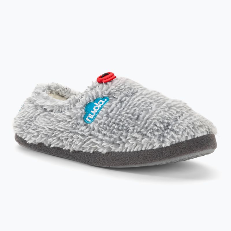 Nuvola Classic Cloud, pantofole invernali in pile grigio