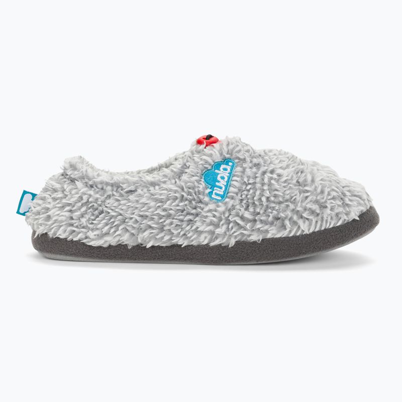 Nuvola Classic Cloud, pantofole invernali in pile grigio 2