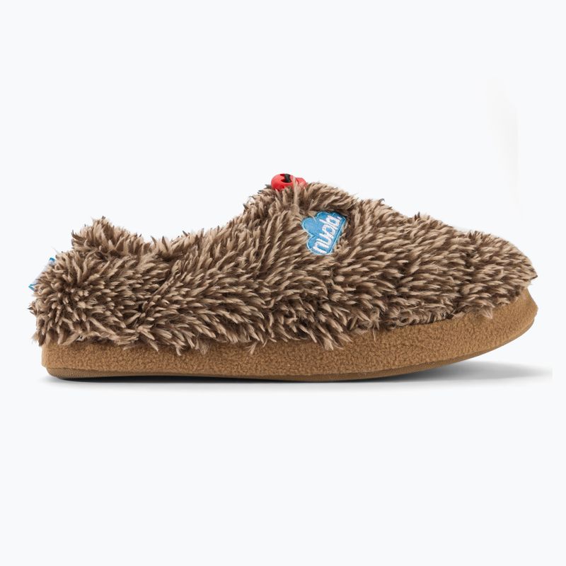 Nuvola Classic Cloud, pantofole invernali in pile marrone 2