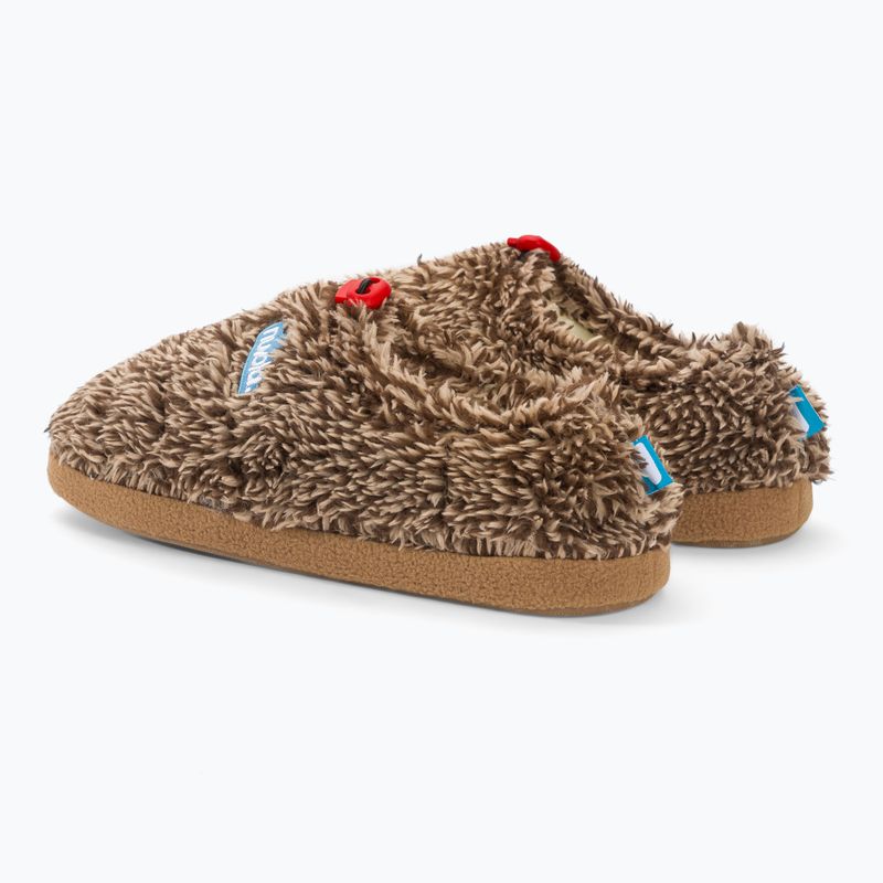 Nuvola Classic Cloud, pantofole invernali in pile marrone 3