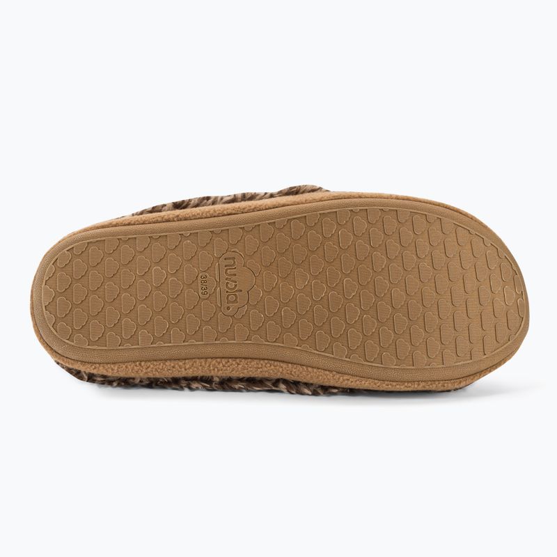 Nuvola Classic Cloud, pantofole invernali in pile marrone 5