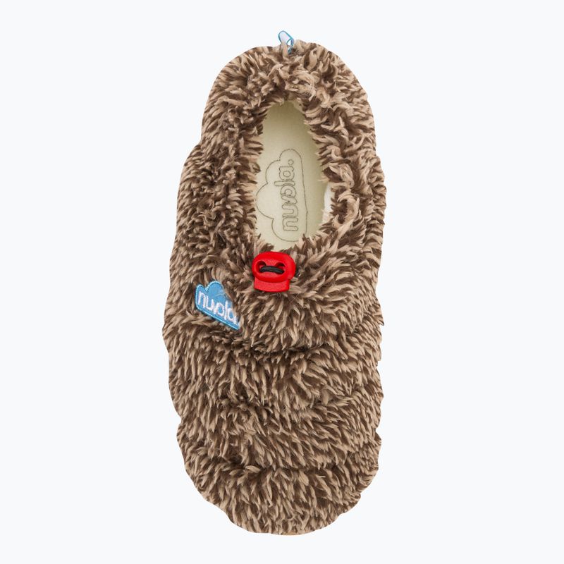 Nuvola Classic Cloud, pantofole invernali in pile marrone 6