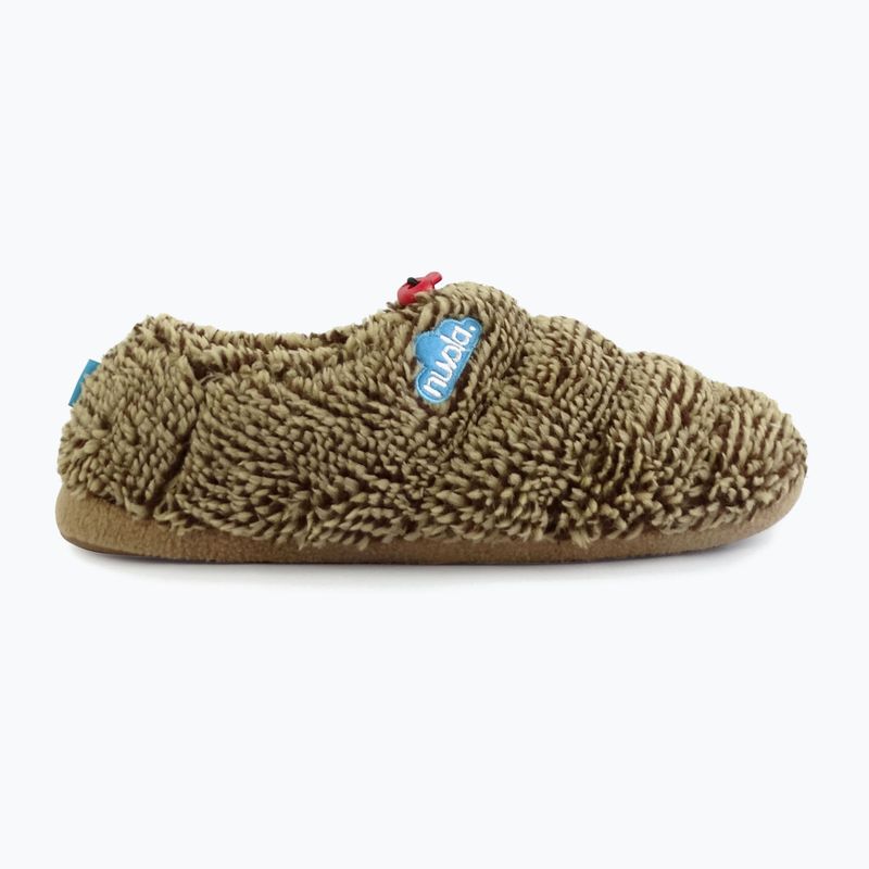 Nuvola Classic Cloud, pantofole invernali in pile marrone 9