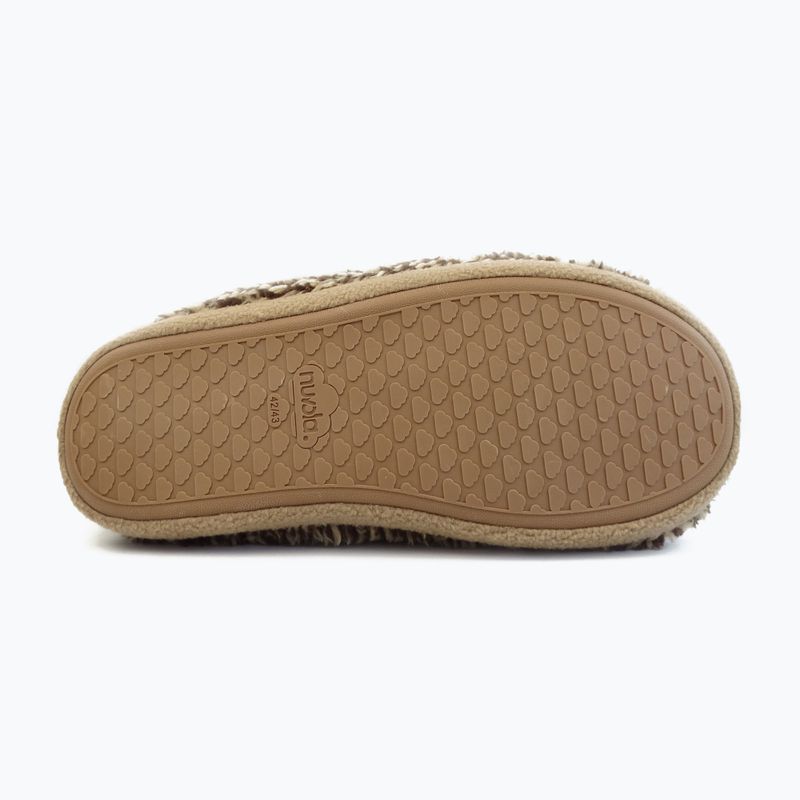 Nuvola Classic Cloud, pantofole invernali in pile marrone 11