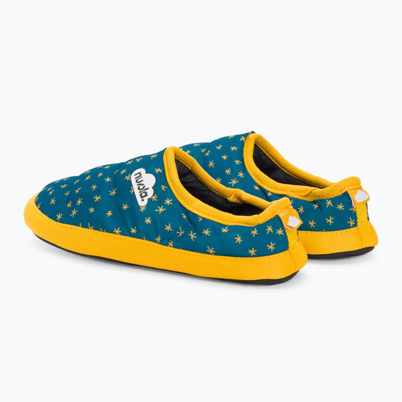 Nuvola Classic Pantofole invernali per bambini stampate in blu scintillante 3