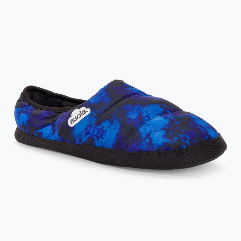 Nuvola Classic Pantofole invernali stampate blu tempesta