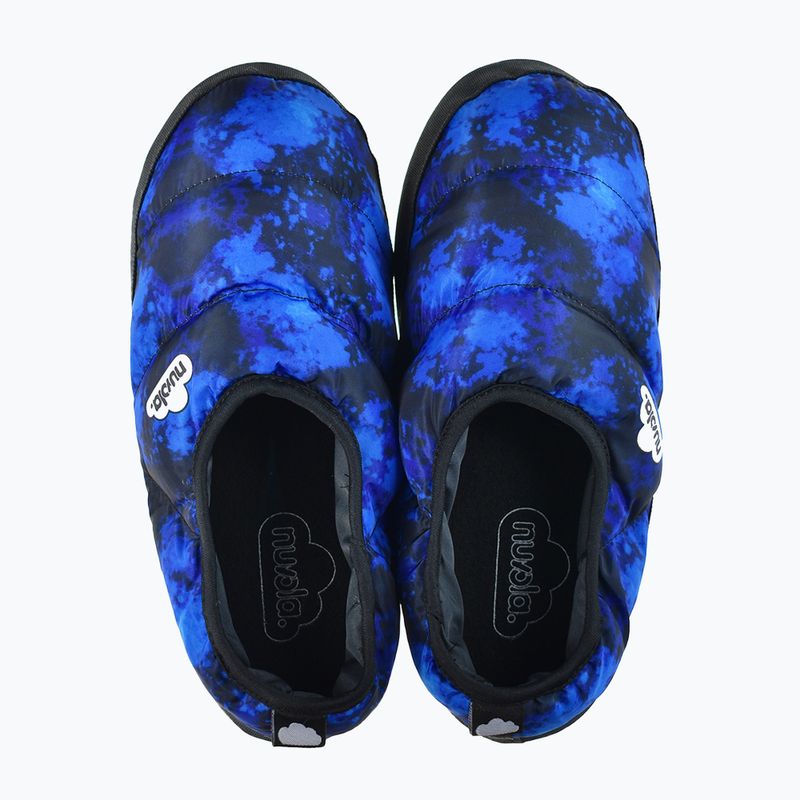 Nuvola Classic Pantofole invernali stampate blu tempesta 12