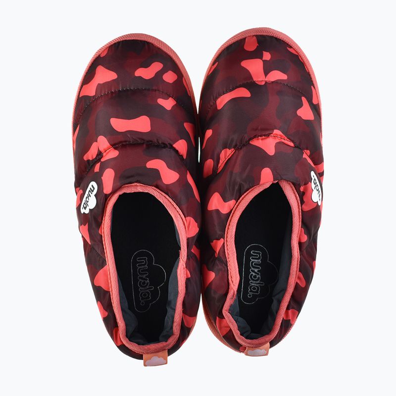 Nuvola Classic Pantofole invernali stampate in rosso mimetico 11