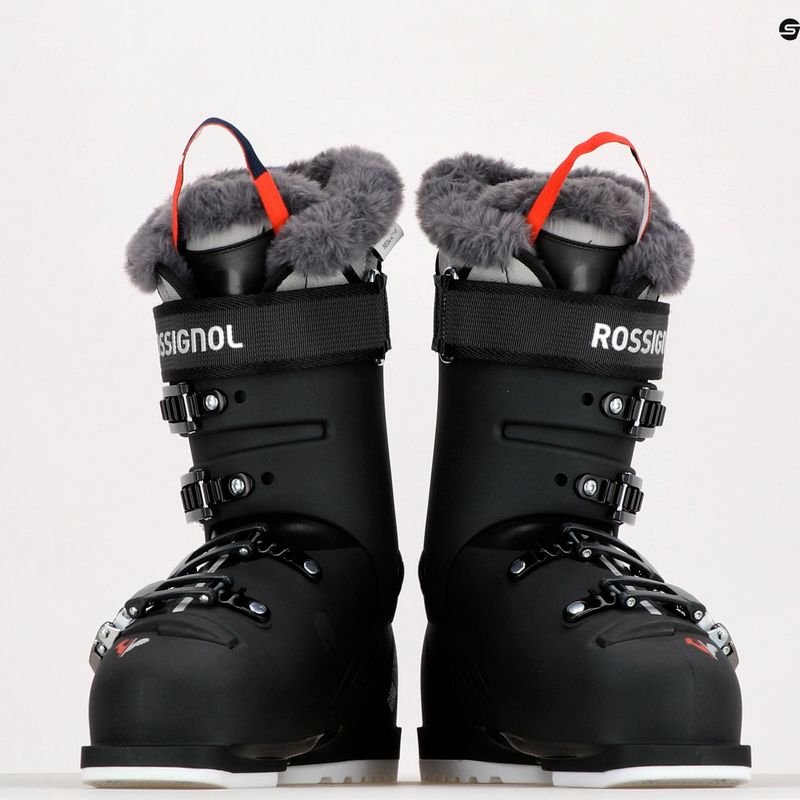 Scarponi da sci da donna Rossignol Pure Pro 80 metal nero ghiaccio 16