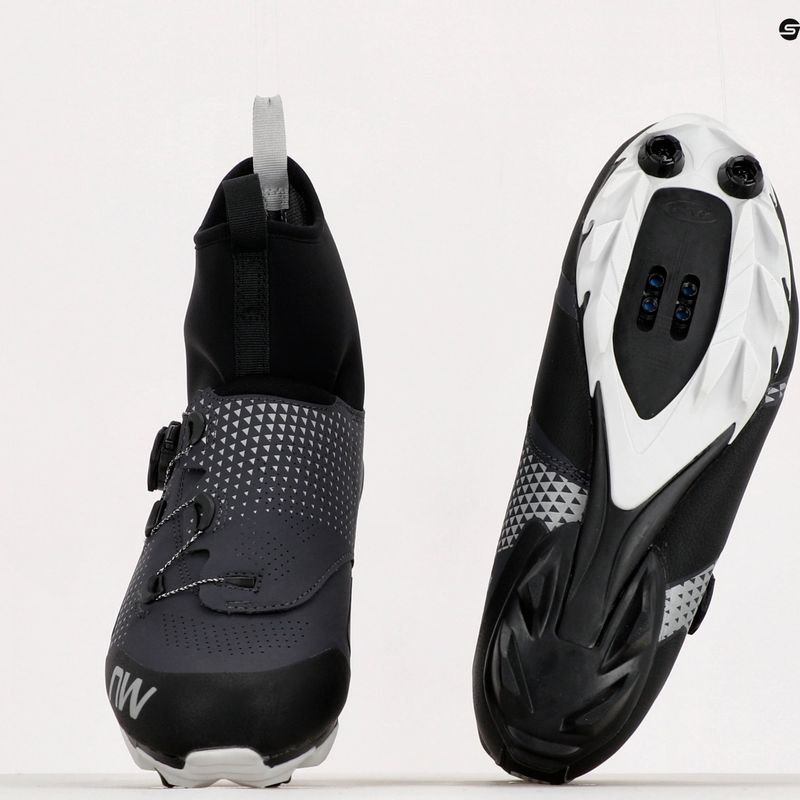 Scarpe da ciclismo MTB da uomo Northwave Celsius XC GTX grigio carbonio/riflettente 15