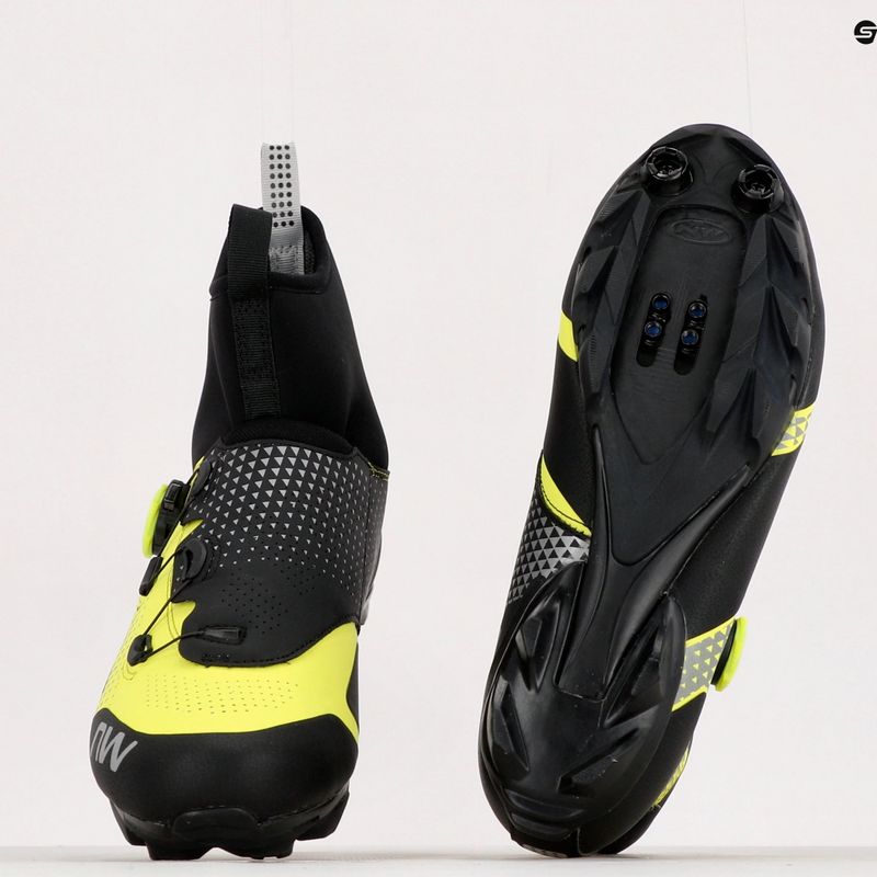 Scarpe da ciclismo MTB da uomo Northwave Celsius XC ARC. GTX giallo fluo/nero 15