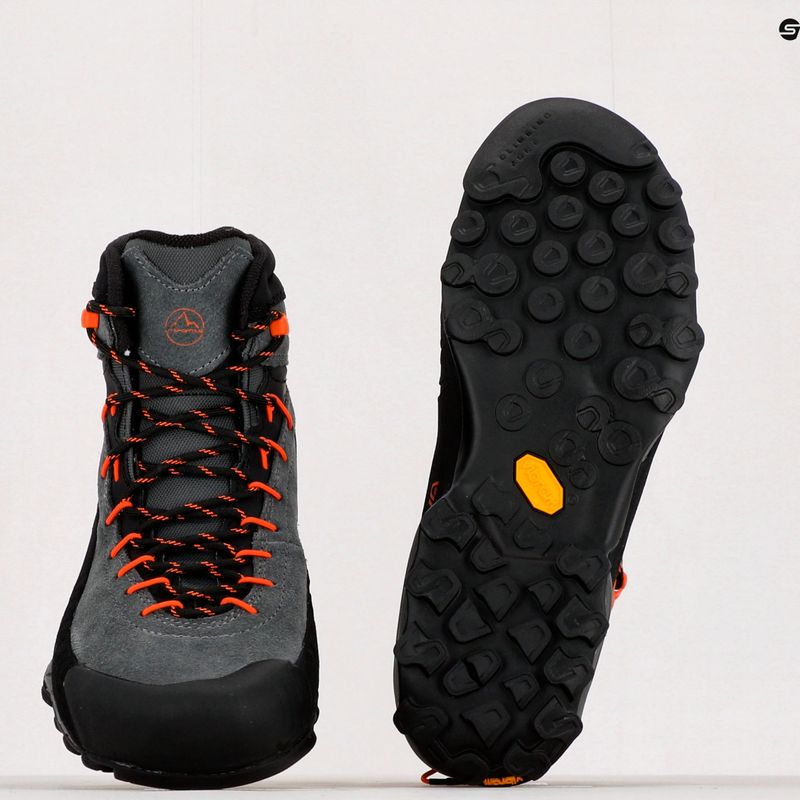 Scarponi da trekking da uomo La Sportiva TX4 Mid GTX carbonio/fiamma 14
