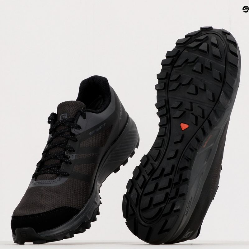 Scarpe da corsa Salomon Trailster 2 GTX da uomo phantom/ebony/nero 18