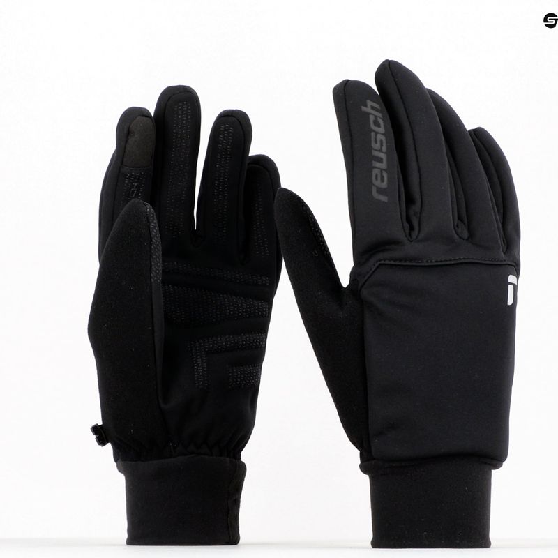 Guanti da sci Reusch Backcountry Touch-Tec nero/argento 9