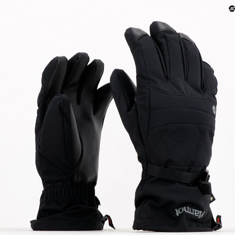 Guanto da sci Marmot da uomo Snoasis Gore Tex nero 8