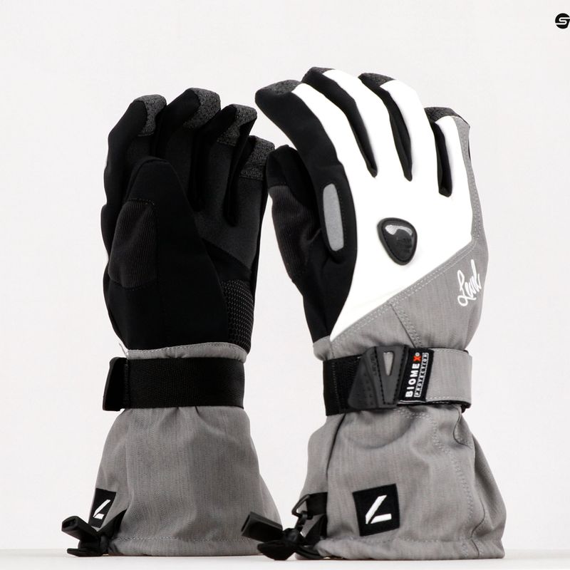 Guanti da snowboard da donna Level Butterfly argento 7