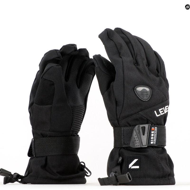 Guanti da snowboard per bambini Level Fly 2022 nero 7