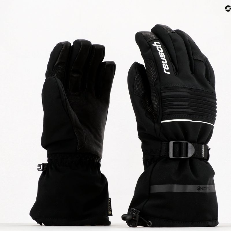 Guanto da sci Reusch Isidro GTX nero/bianco 8