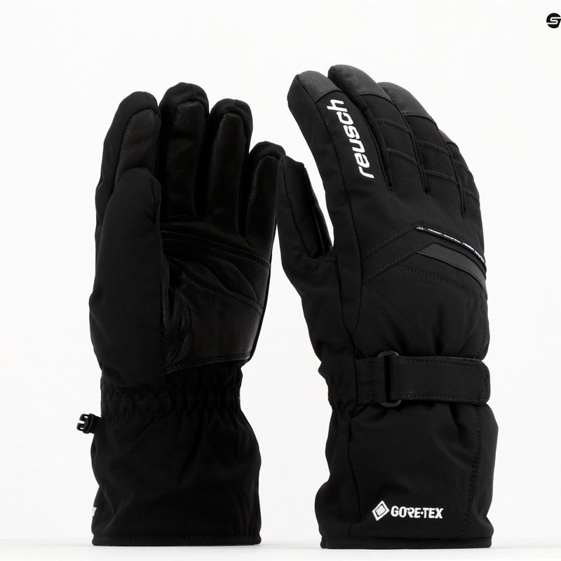 Guanto da sci Reusch Manni GTX nero/bianco 8