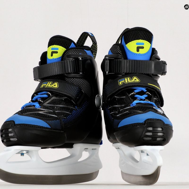 Pattini da bambino FILA X-One blu/lime 10