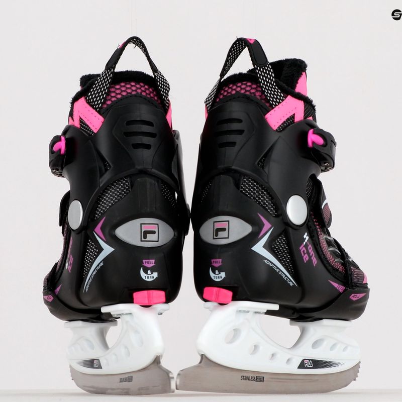 Pattini per bambini FILA X-One G nero/rosa 11