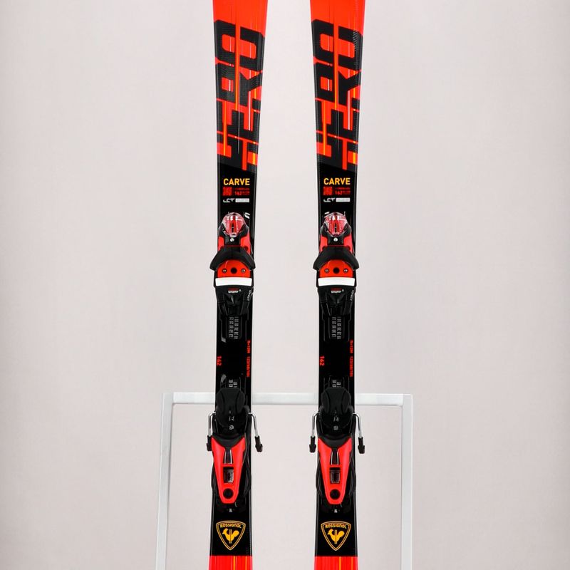 Sci da discesa Rossignol Hero Carve K + attacchi NX12 rosso 11