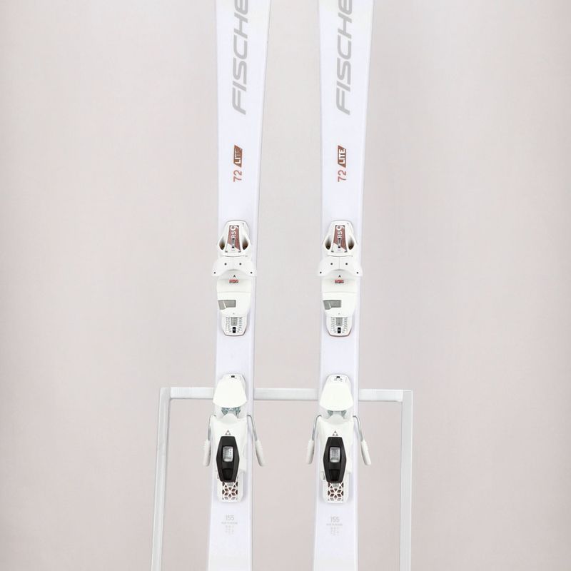 Sci da discesa femminile Fischer RC ONE LITE 72 SLR + attacchi RS9 SLR bianco 13