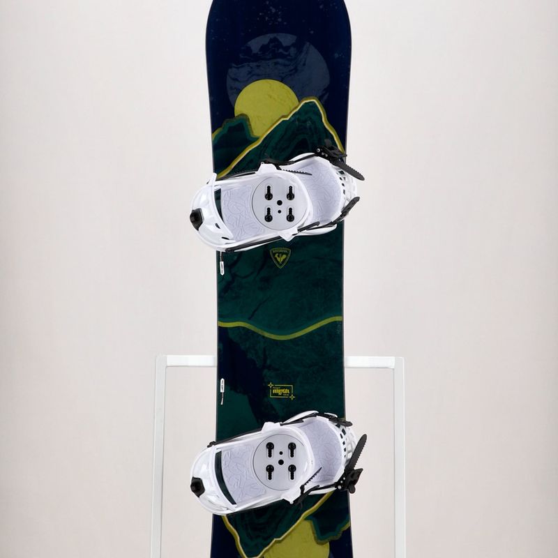Snowboard donna Rossignol Myth + attacchi Myth S/M nero/verde 8