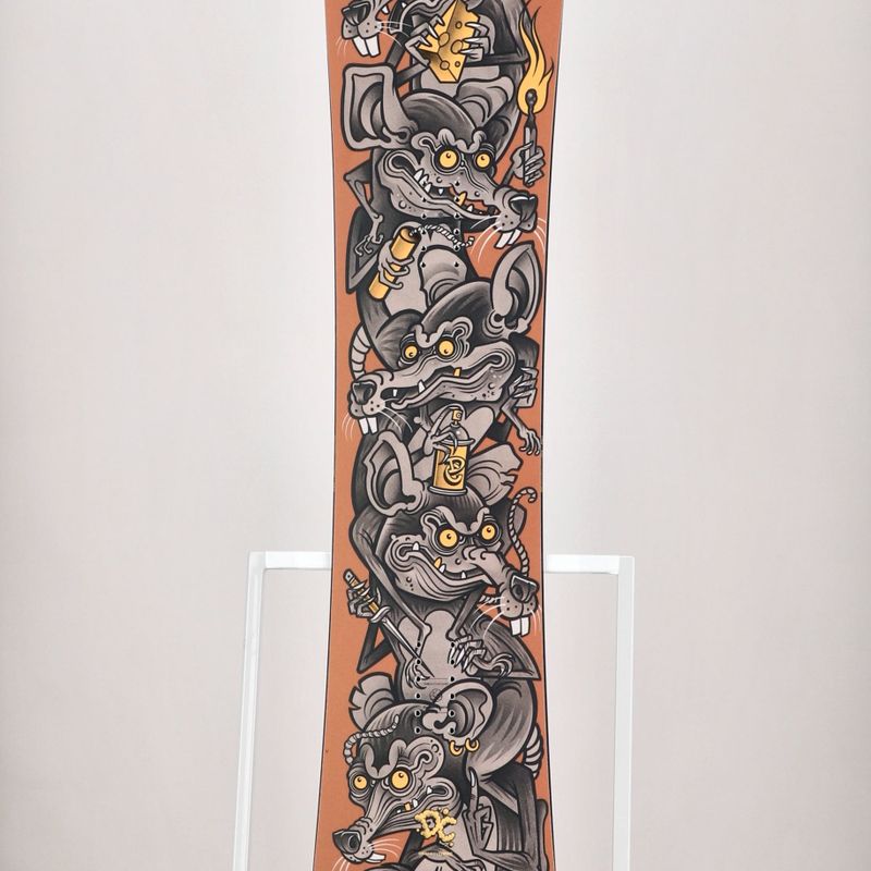 Snowboard da uomo DC PBJ multicolore 10