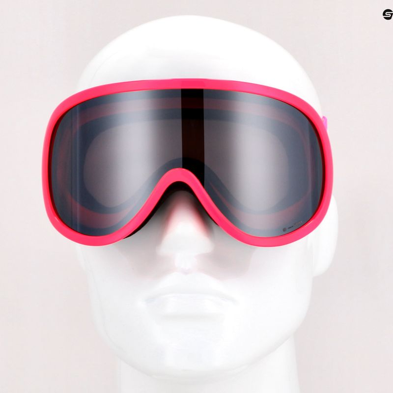 POC POCito Retina rosa fluorescente/clarity occhiali da sci per bambini POCITO 11