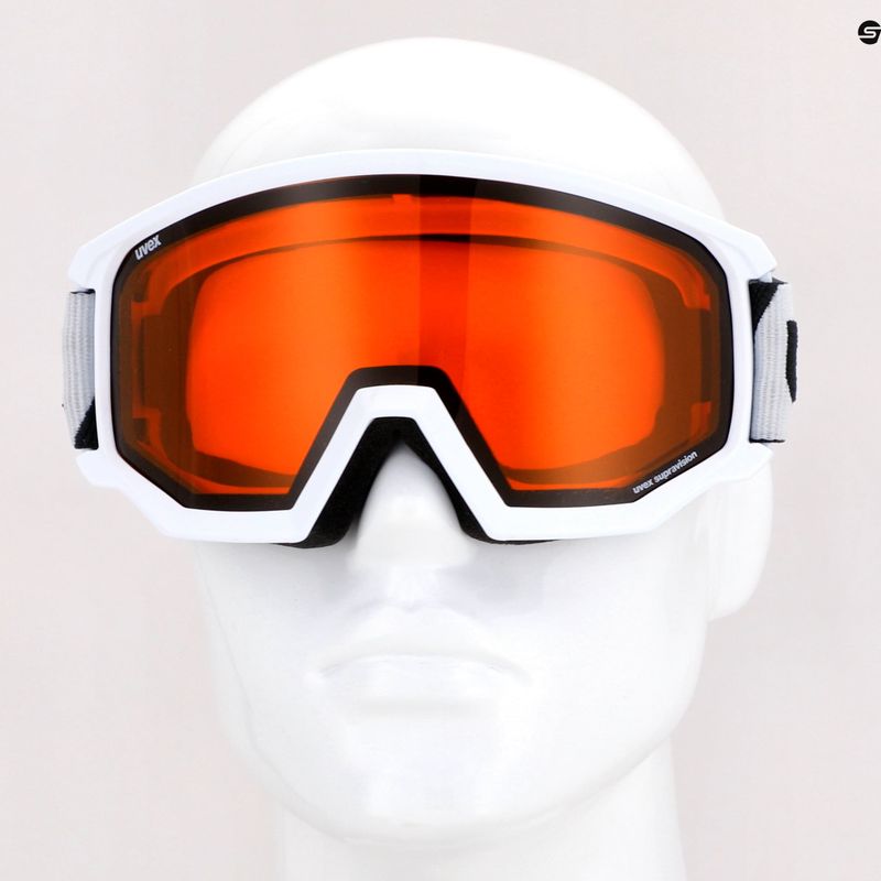 Occhiali da sci UVEX Athletic LGL bianco/oro lite rosa 11