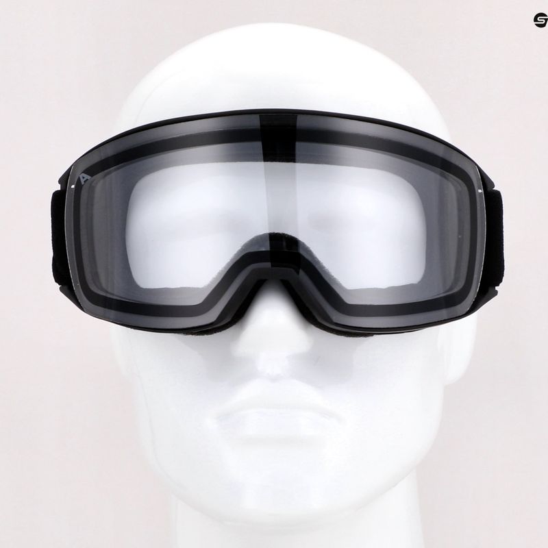 Occhiali da sci Alpina Nakiska nero opaco/nero chiaro 10