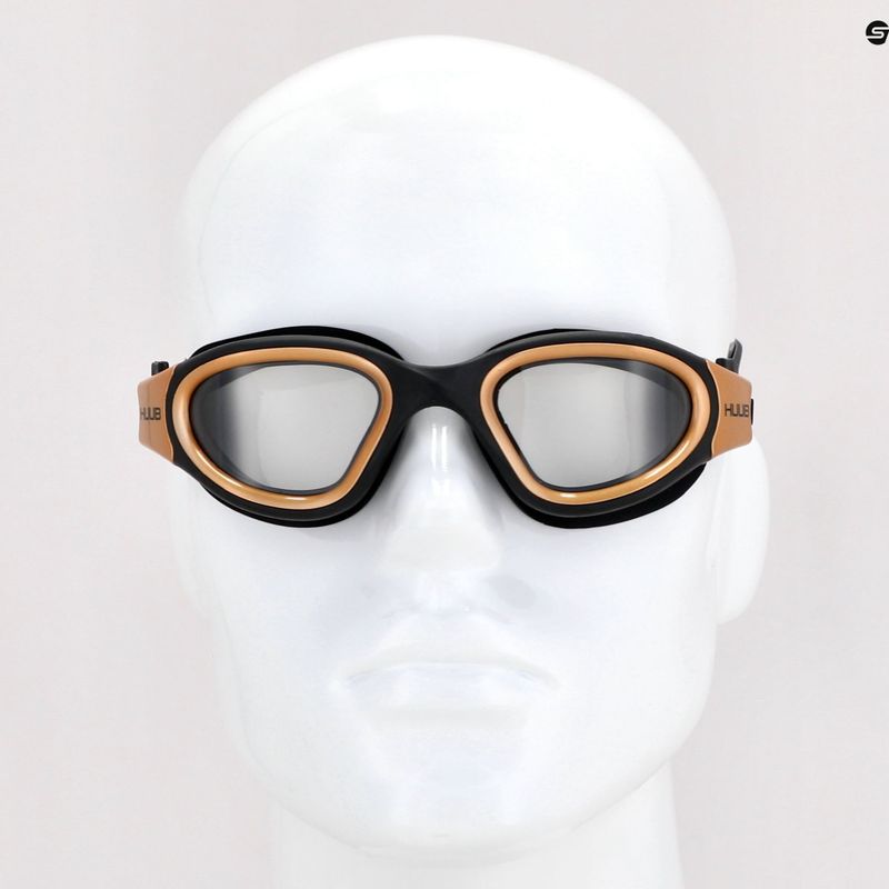 Occhiali da nuoto HUUB Aphotic Photochromic nero/bronzo 7