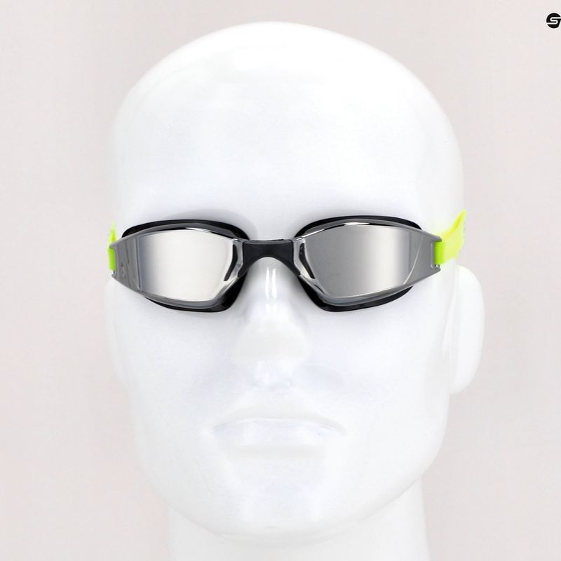 Occhialini da nuoto Aquasphere Xceed nero/giallo/argento specchiante 7