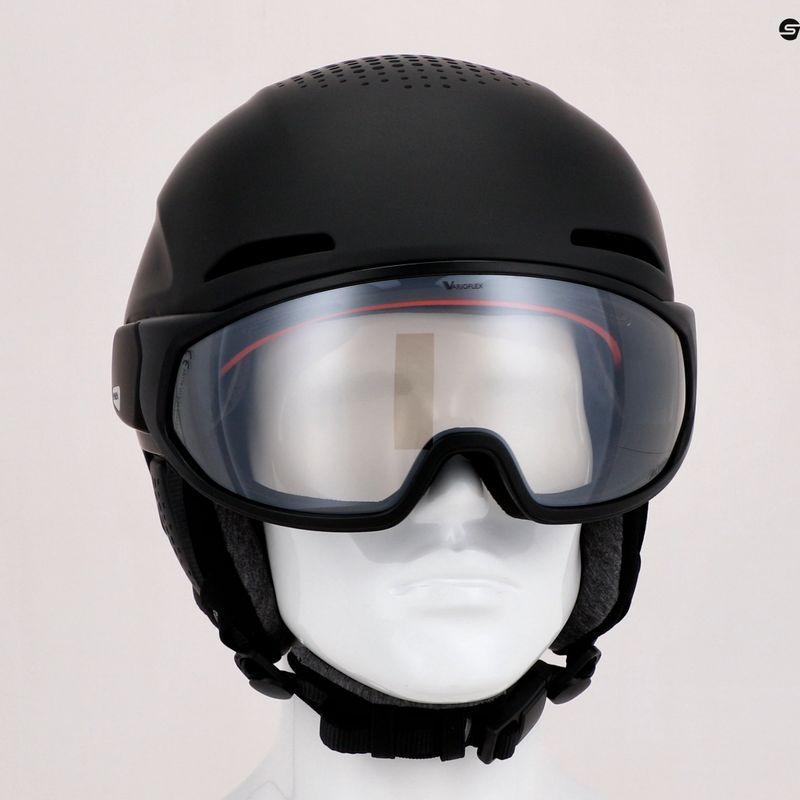 Casco da sci Alpina Alto V nero opaco 16
