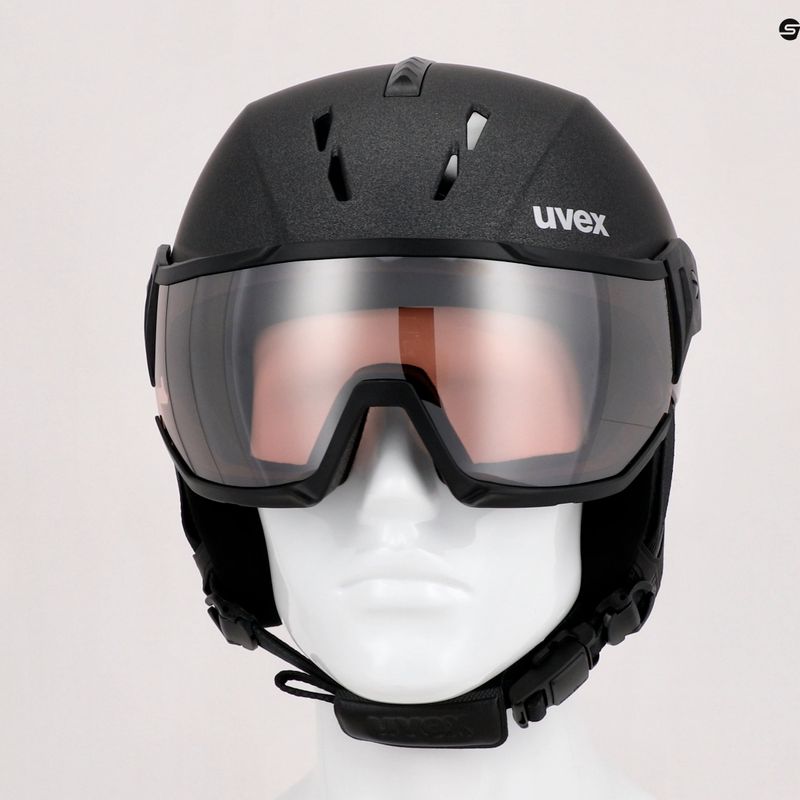 Casco da sci UVEX Instinct Visor PRO V nero 17
