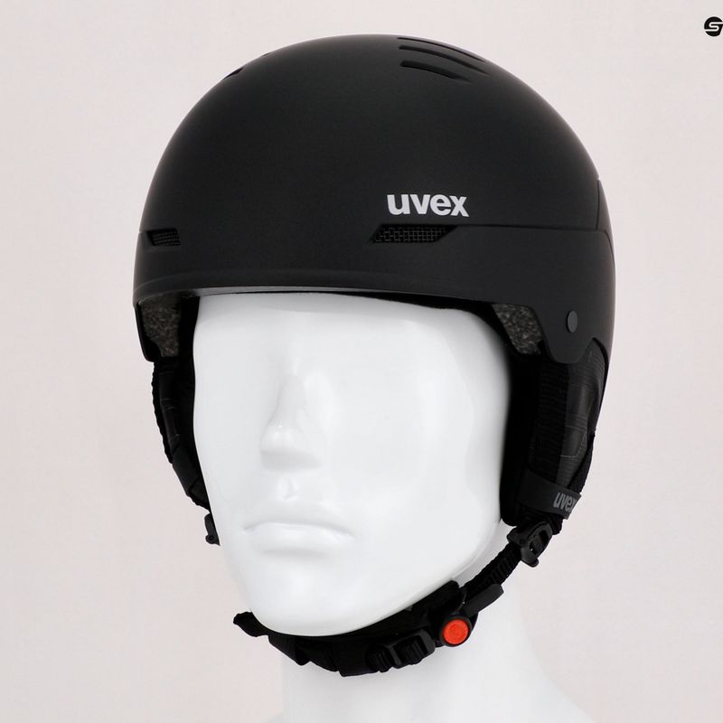 Casco da sci UVEX Wanted nero opaco 15