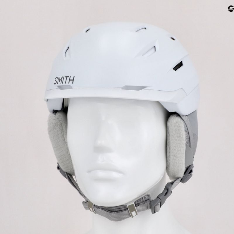 Casco da sci Smith Liberty bianco satinato opaco 12
