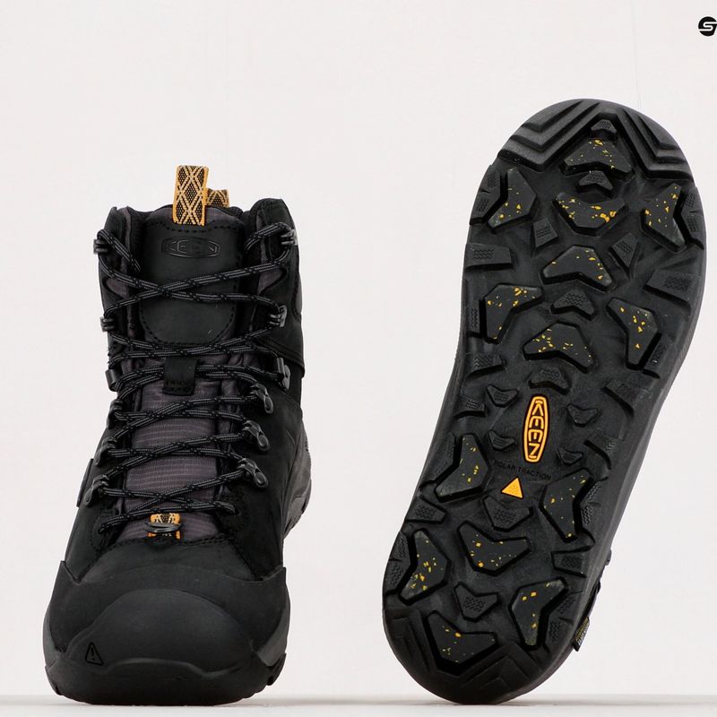 Scarpe da trekking da uomo KEEN Revel IV Mid Polar nero/magnete 17