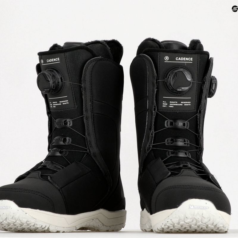 Scarponi da snowboard da donna RIDE Cadence 2022 nero 10