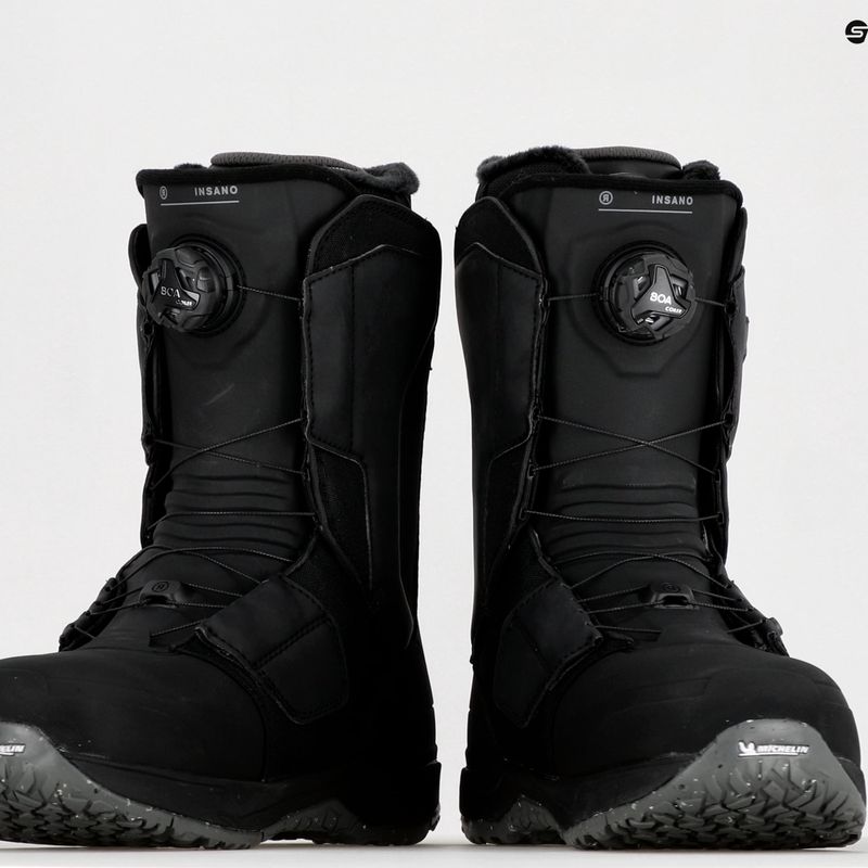 Scarponi da snowboard da uomo RIDE Insano nero 10