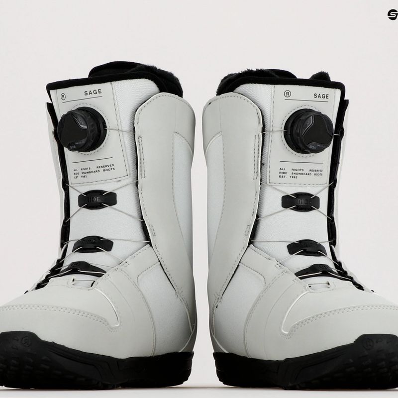 Scarponi da snowboard da donna RIDE Sage grigio 9